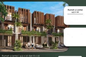 Dijual Rumah 3 lantai,Luas Tanah 45m2 di Fatmawati City Center, TB Simatupang