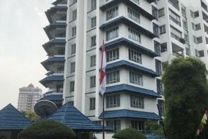 Dijual Ruang Usaha luas 56m2 di Lobby Apartemen Brawijaya, Kebayoran Baru