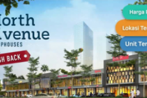 RUKO NORTH AVENUE CITRALAND THE GREENLAKE SURABAYA