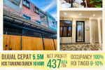 Dijual Rumah Kost di Jln Tanjung Duren Timur, Jakarta Barat