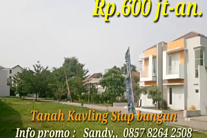 Tanah Kavling Siap bangun di Townhouse house Bintaro