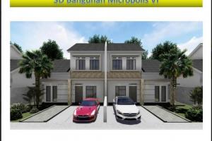 Rumah Baru 2 Lantai Minimalis Terjangkau di Pondok Petir Pamulang 